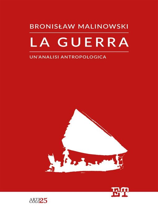 Title details for La guerra by Bronislaw Malinowski - Available